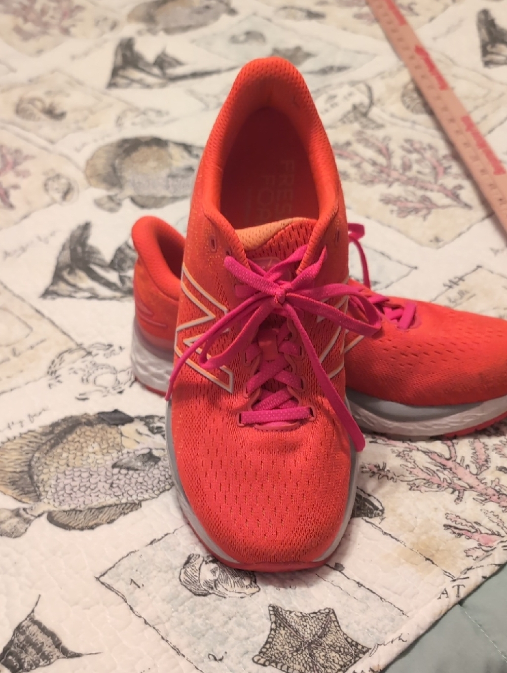 Women's Coral Pink Running Sneakers